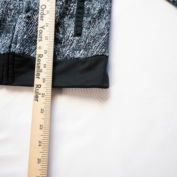 Adidas Big Boy's 7 Black White Tricot Tracksuit Jacket - Picture 10 of 10